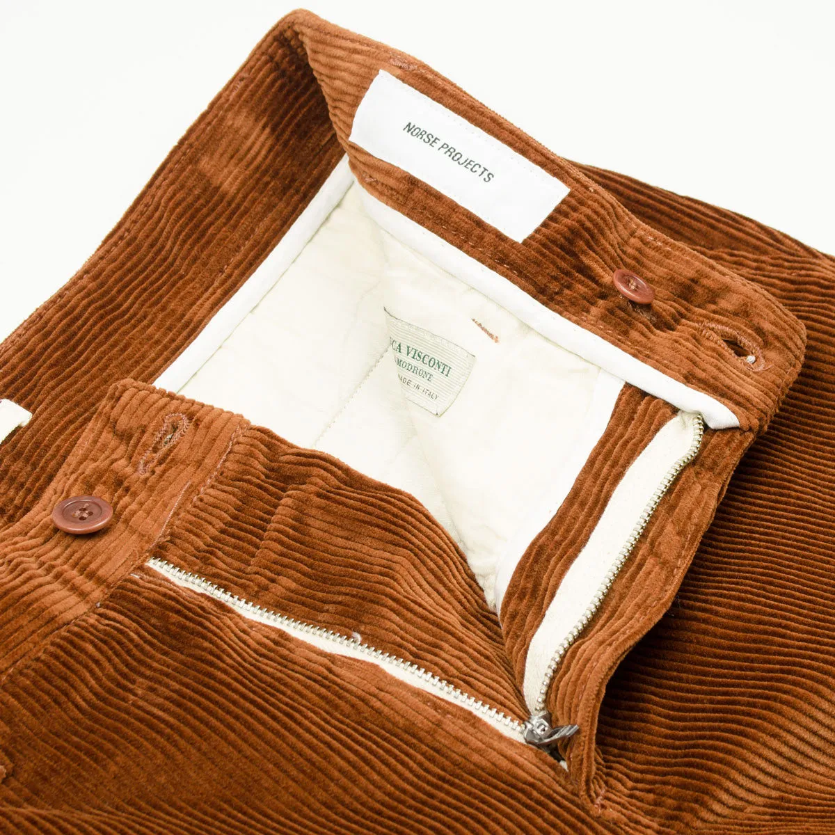 Norse Projects - Aros Corduroy Trousers - Burnt Orange