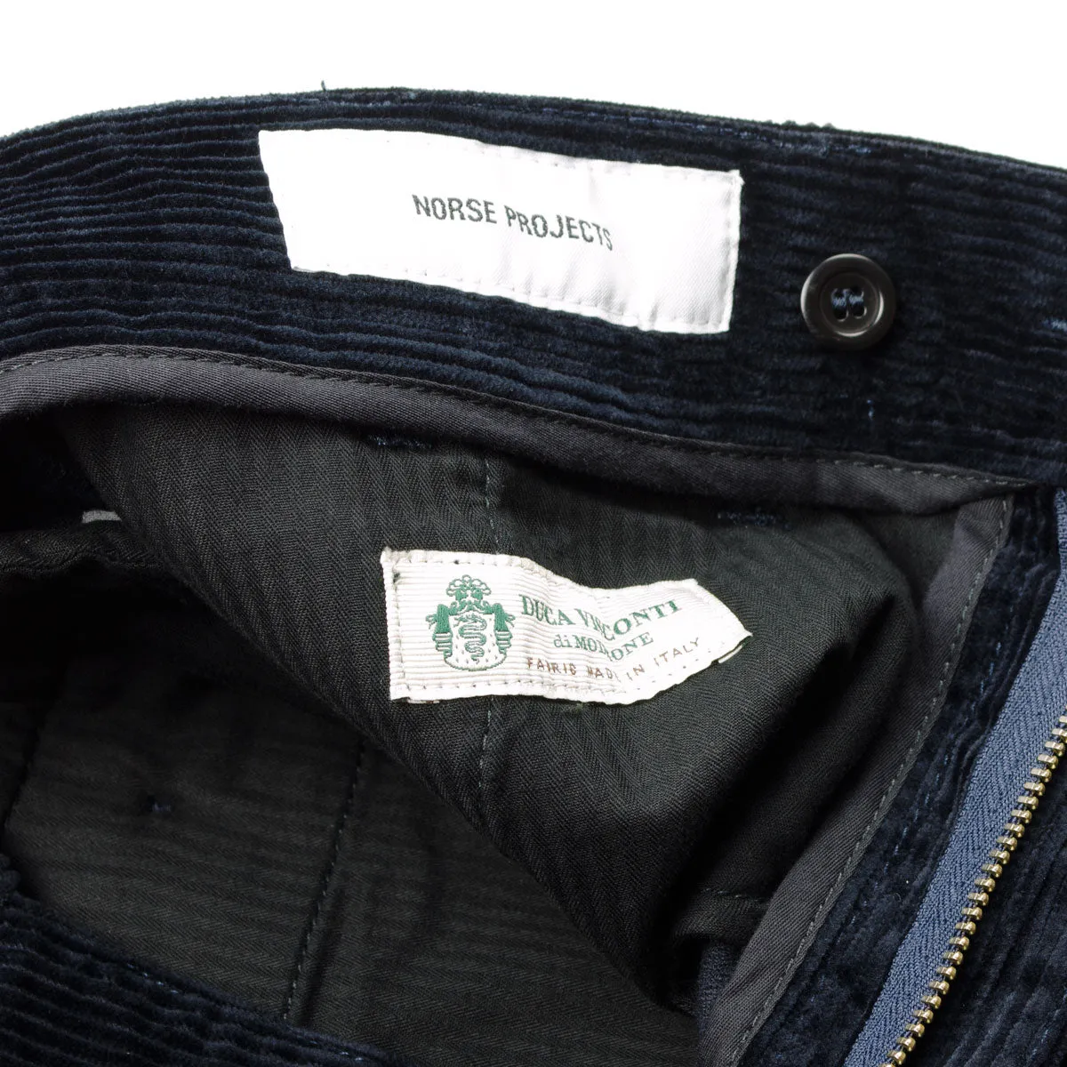 Norse Projects - Aros Corduroy Trousers - Dark Navy