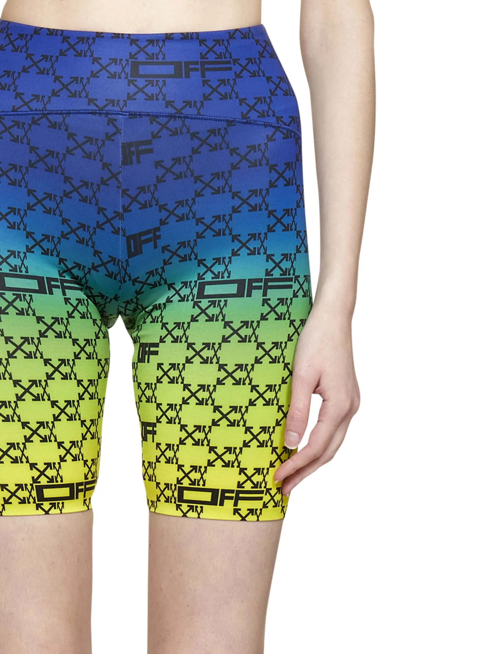 Off-White Monogram-Printed Stretch Cycling Shorts