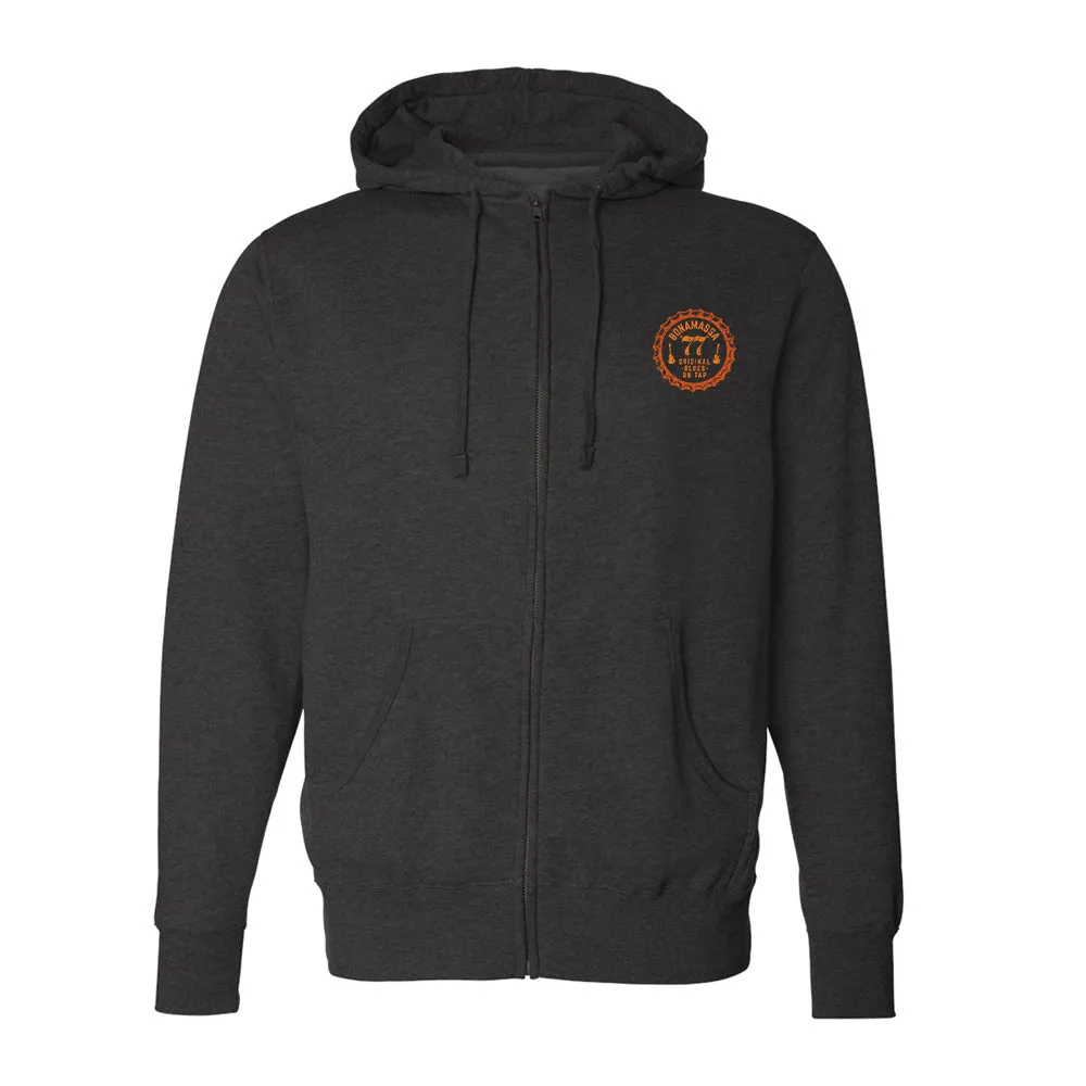 Original Blues on Tap Zip-Up Hoodie (Unisex)