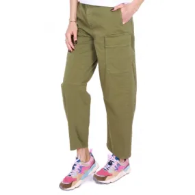 PANTALONE CARGO IN COTONE, VERDE