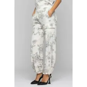 Pantaloni cargo donna Bianco