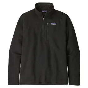 Patagonia Men's Better Sweater 1/4 Zip Fleece - Black