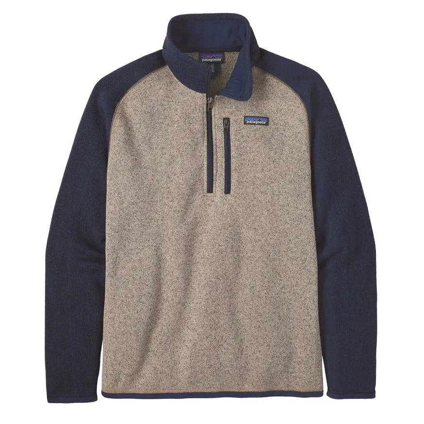 Patagonia Men's Better Sweater 1/4 Zip Fleece - Oar Tan