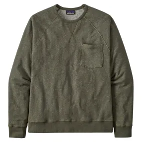 Patagonia Men's Mahnya Crewneck Fleece Sweater - Basin Green