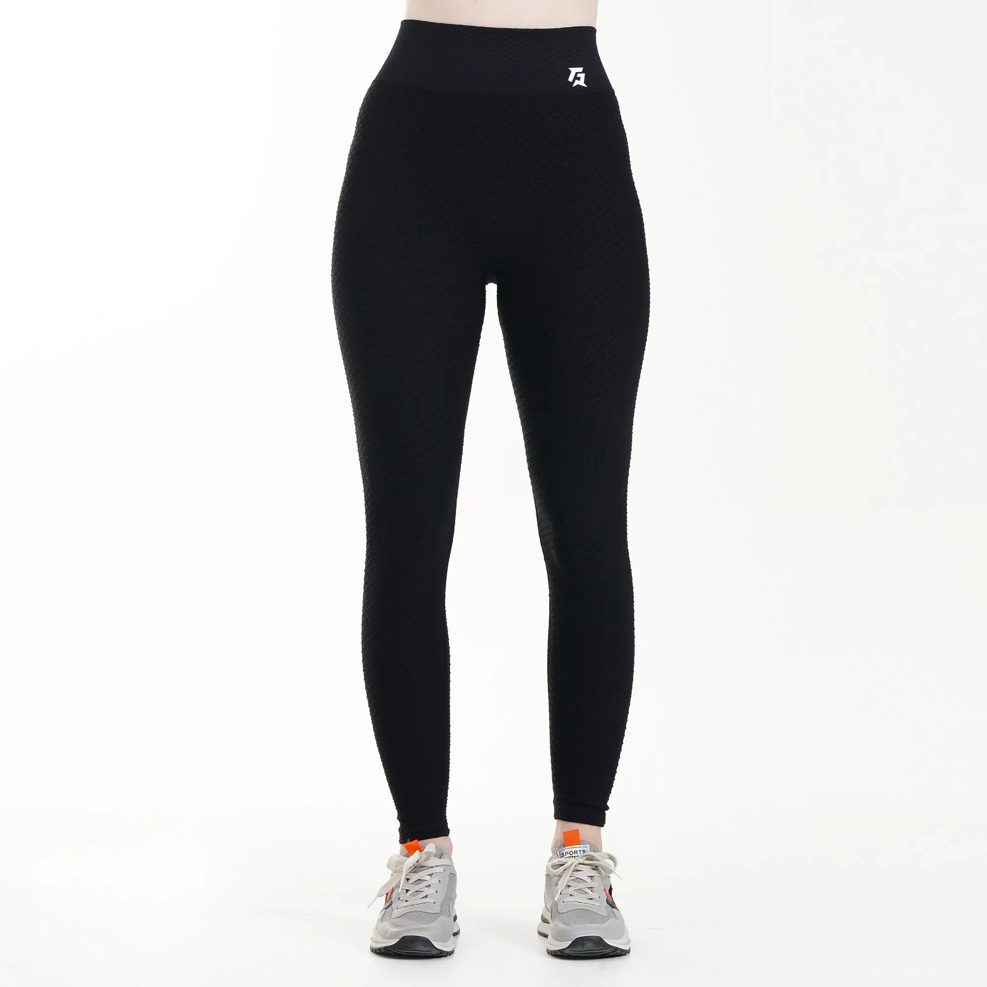 Pentagon Seamless Leggings (Black)