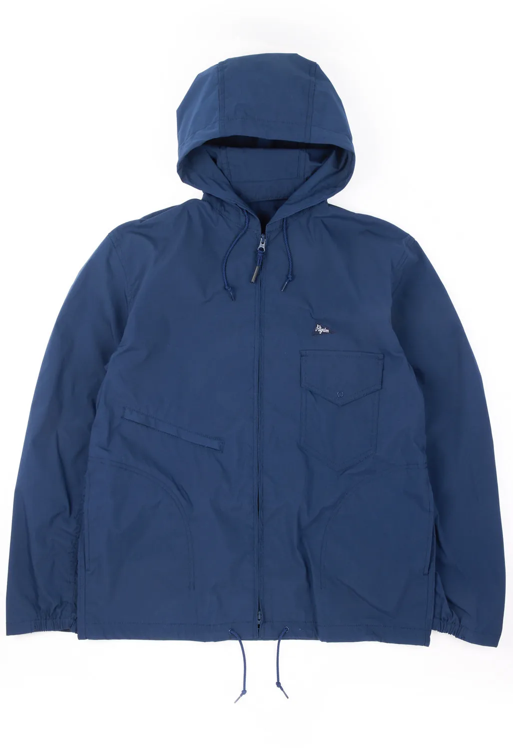 Pilgrim Surf & Supply Men's Russel Zip Parka - Navy Blue