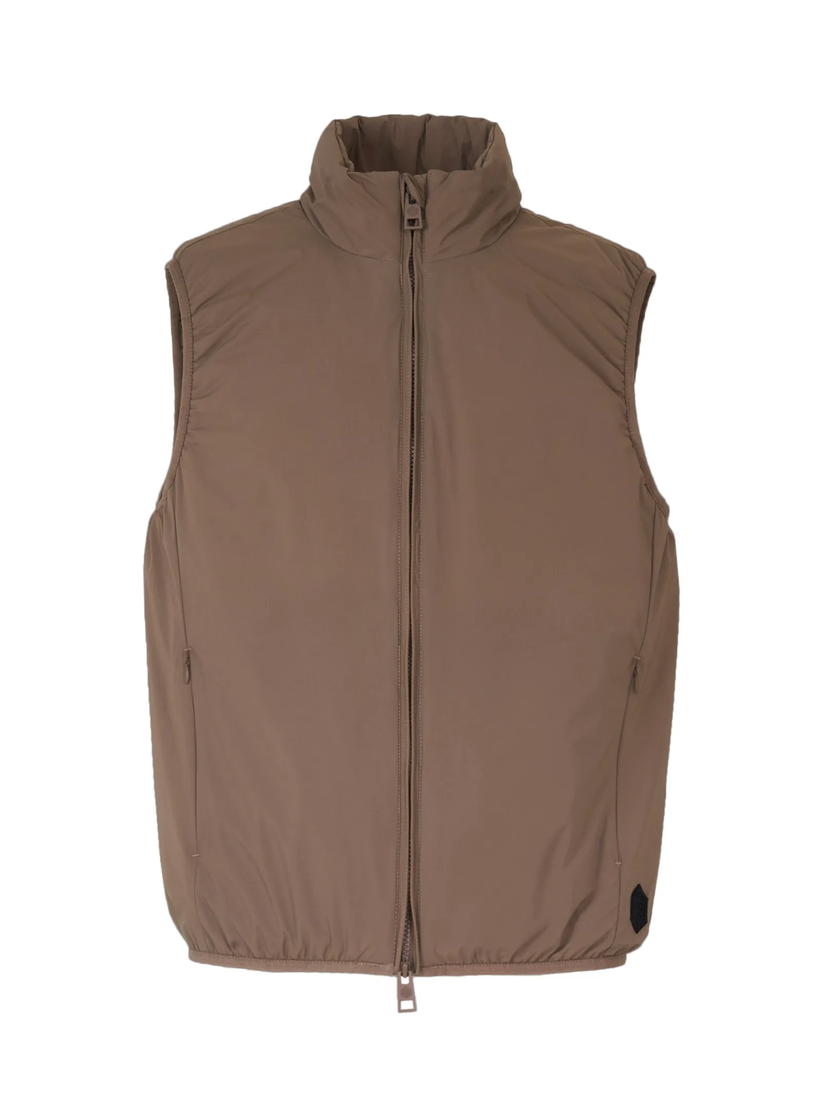 Piumerino - Gilet imbottito in lana - Fango