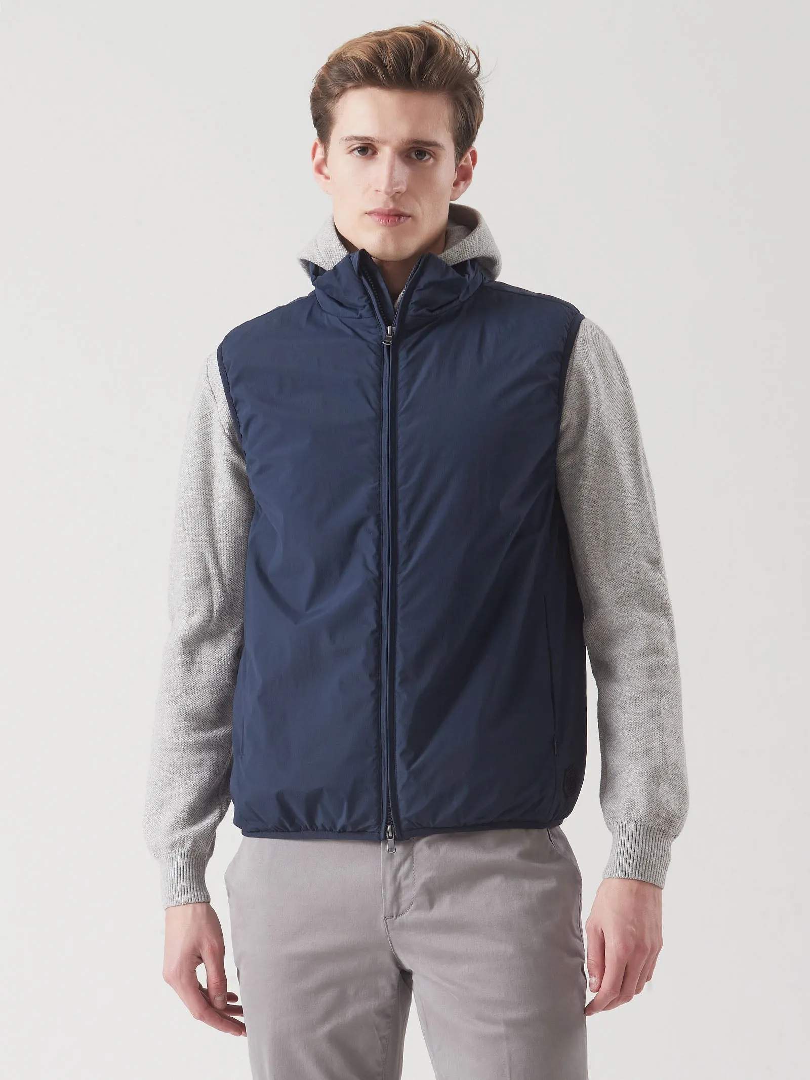 Piumerino - Gilet imbottito in lana - Navy