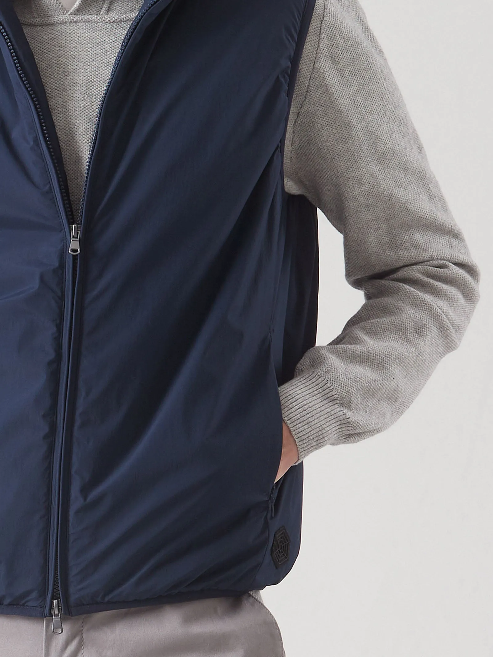 Piumerino - Gilet imbottito in lana - Navy