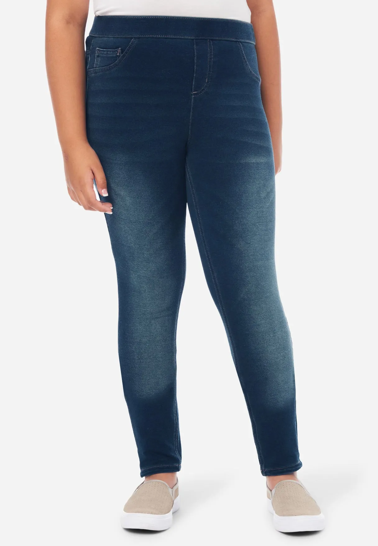 Pull-On Jean Leggings