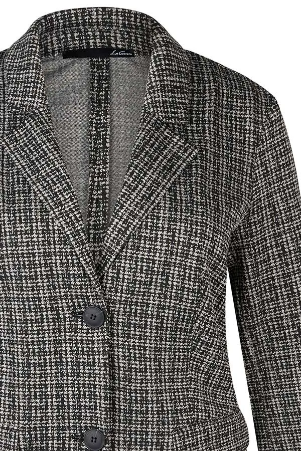 Rabe & LecomteBLACK TWEED-LIKE BLAZER