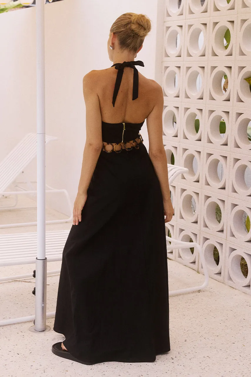 Rafini Maxi Dress - Black