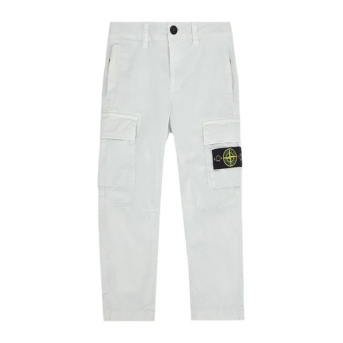 REGULAR TAPERED TROUSERS Kids Pearlgrey