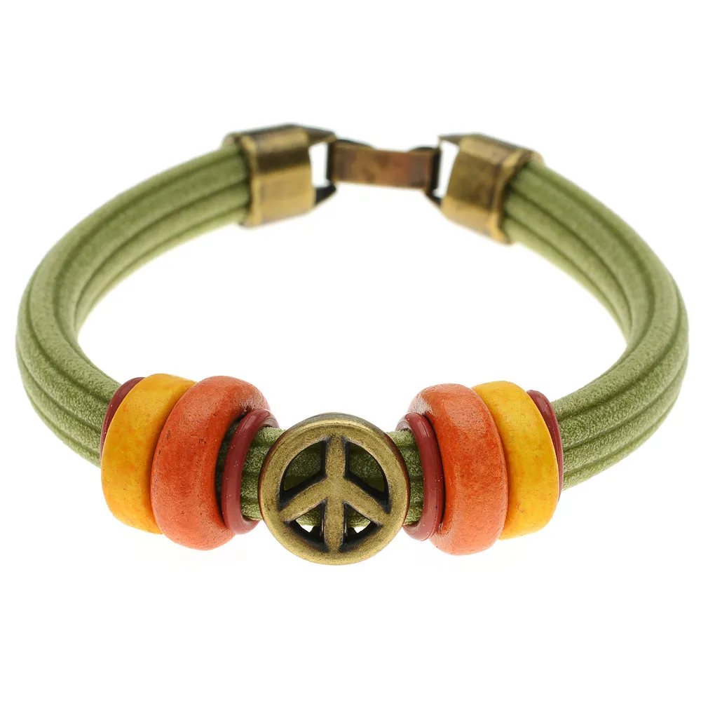 Retired - Peace and Love Regaliz Bracelet