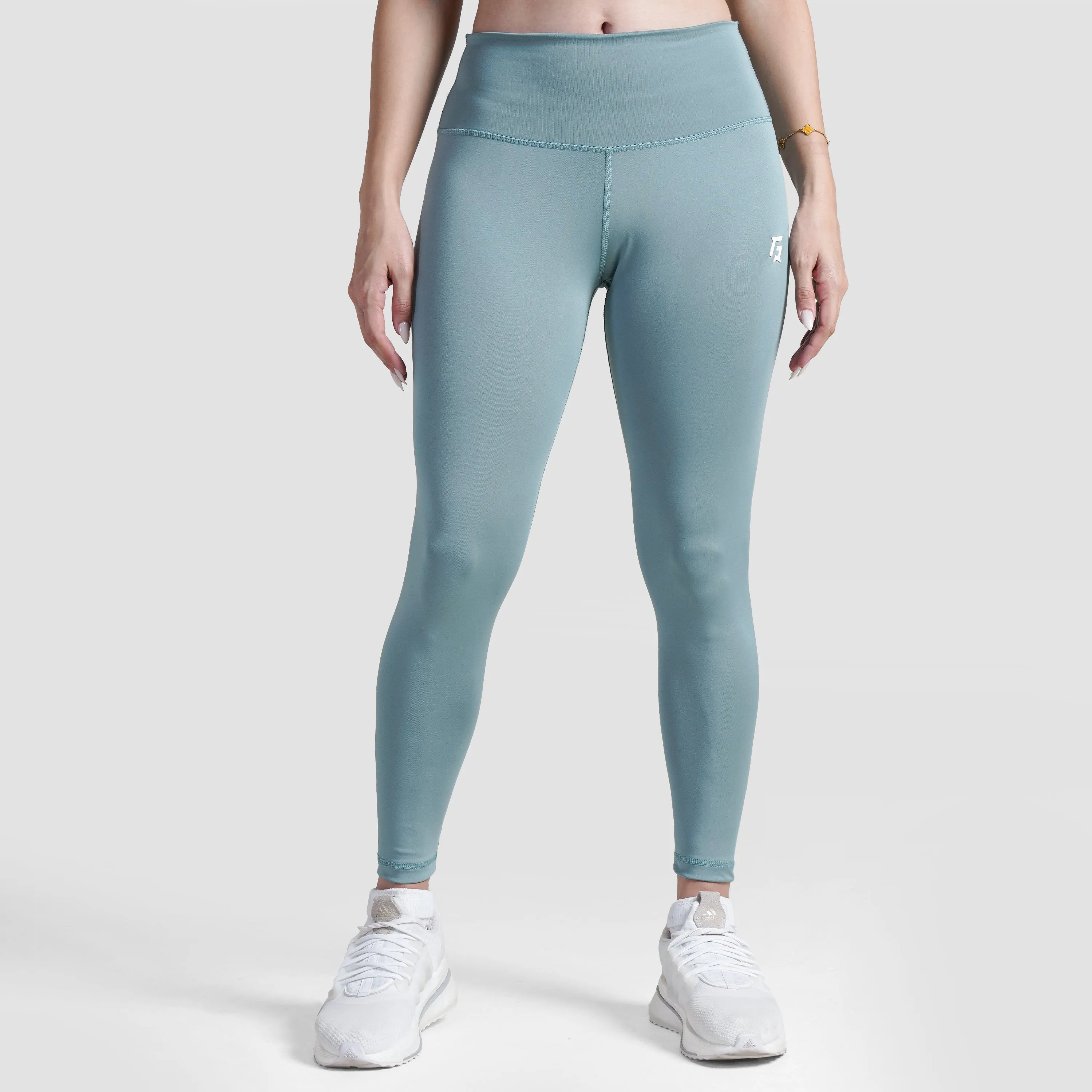 Run Leggings (Aqua Green)