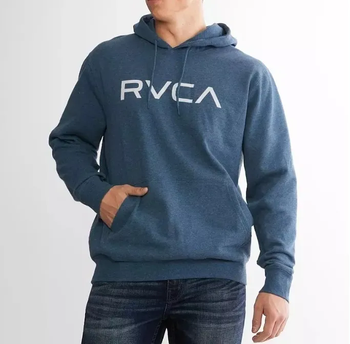 RVCA  |Unisex Street Style Long Sleeves Plain Oversized Logo