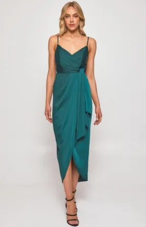 Samba Midi Dress - Emerald