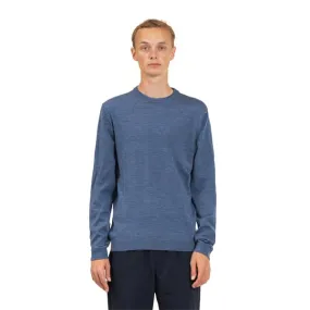 SIGFRED LIGHT MERINO SWEATER - SCORIA BLUE