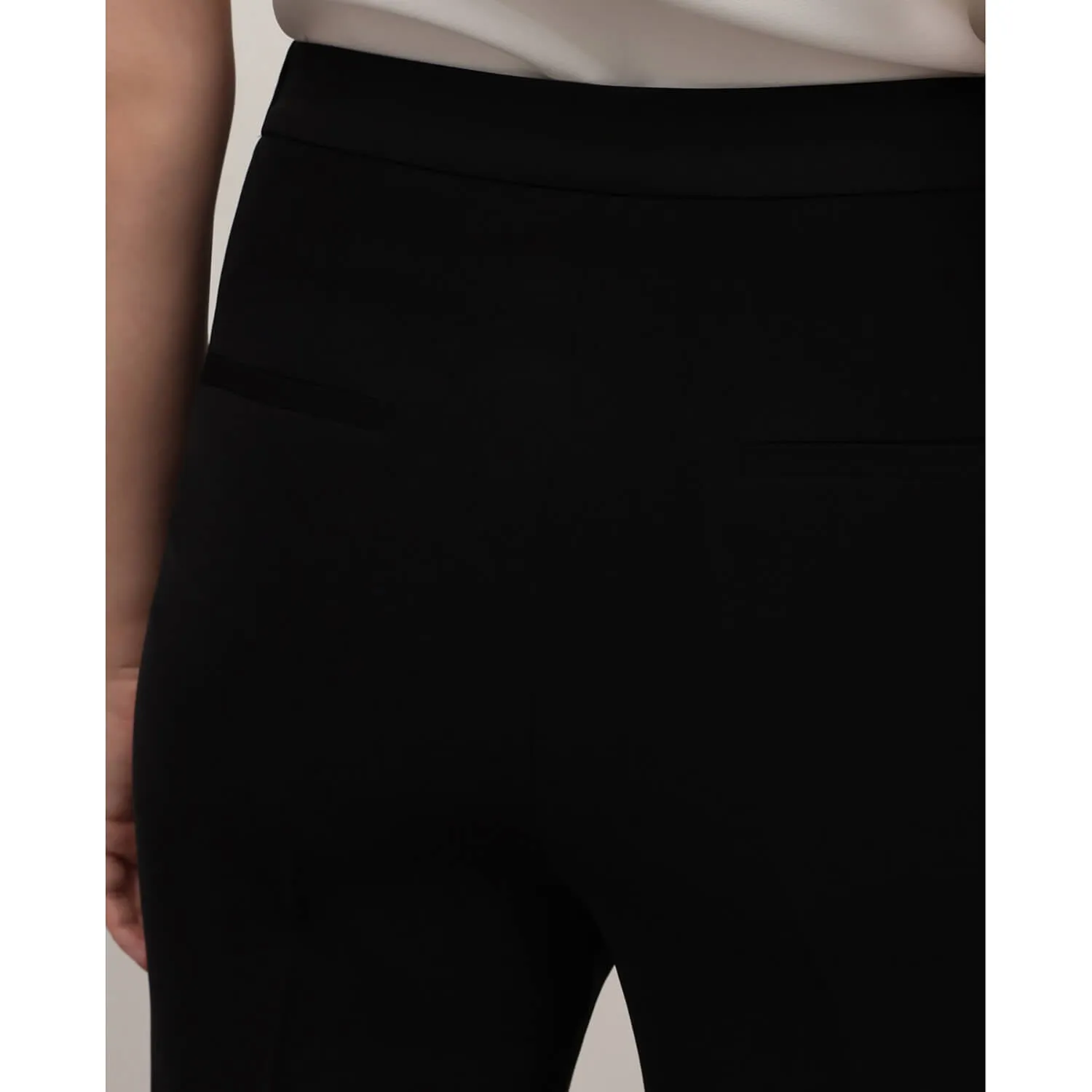 Skinny Leg Trousers - Black