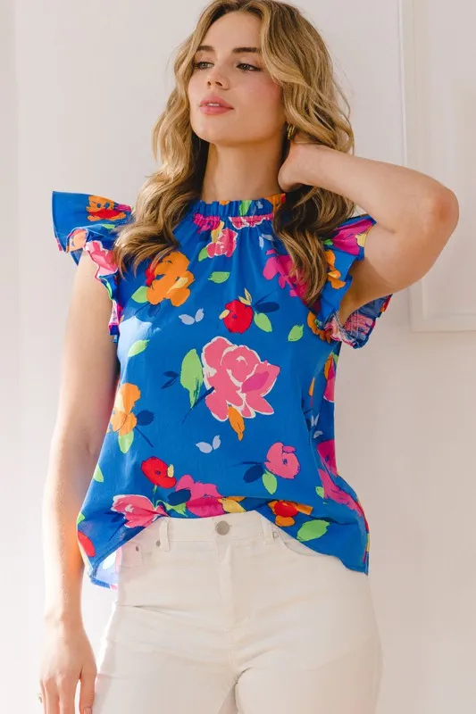 So Much Left Undone Floral Blouse