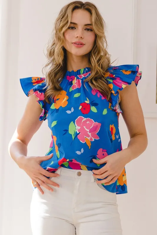 So Much Left Undone Floral Blouse