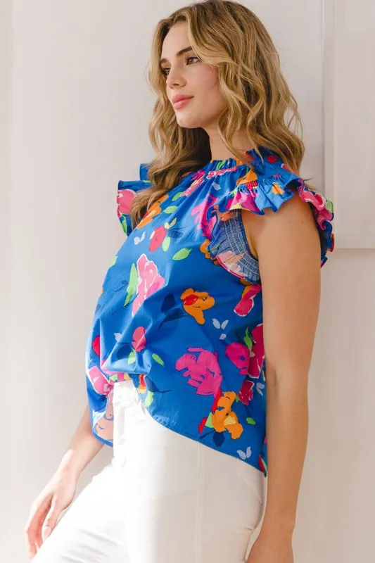 So Much Left Undone Floral Blouse