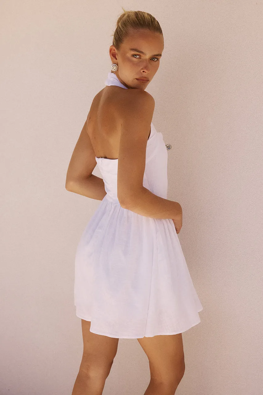 Solara Mini Dress - White