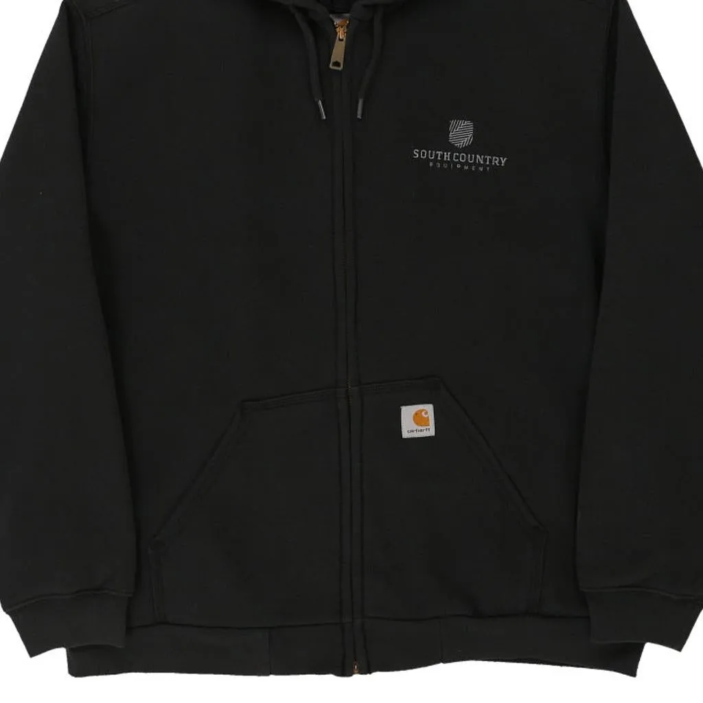 South Country Carhartt Hoodie - Large Black Cotton Blend