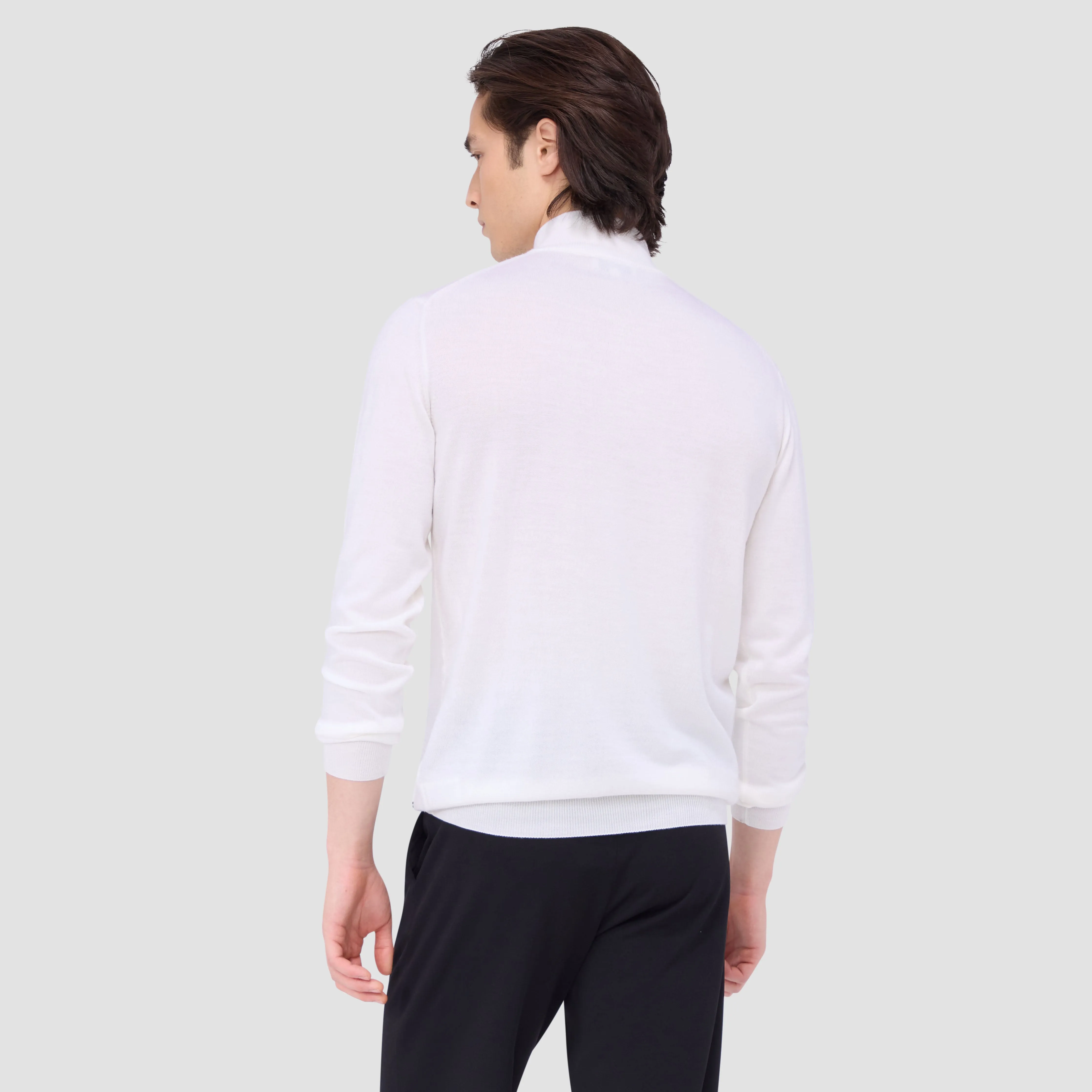 SPENCER Quarter Zip Merino Sweater