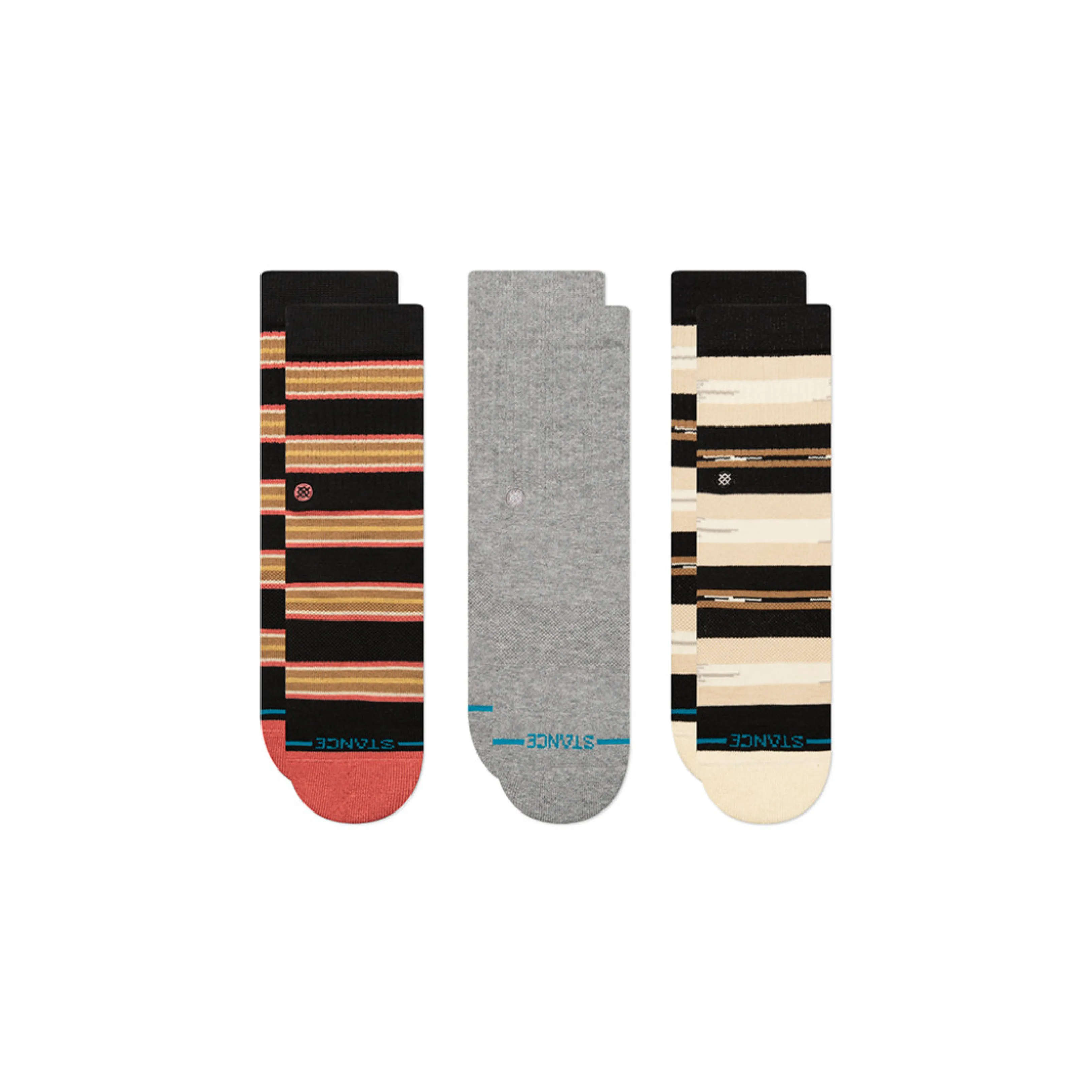 Stance Socks Kids Trailbound 3 Pack Black