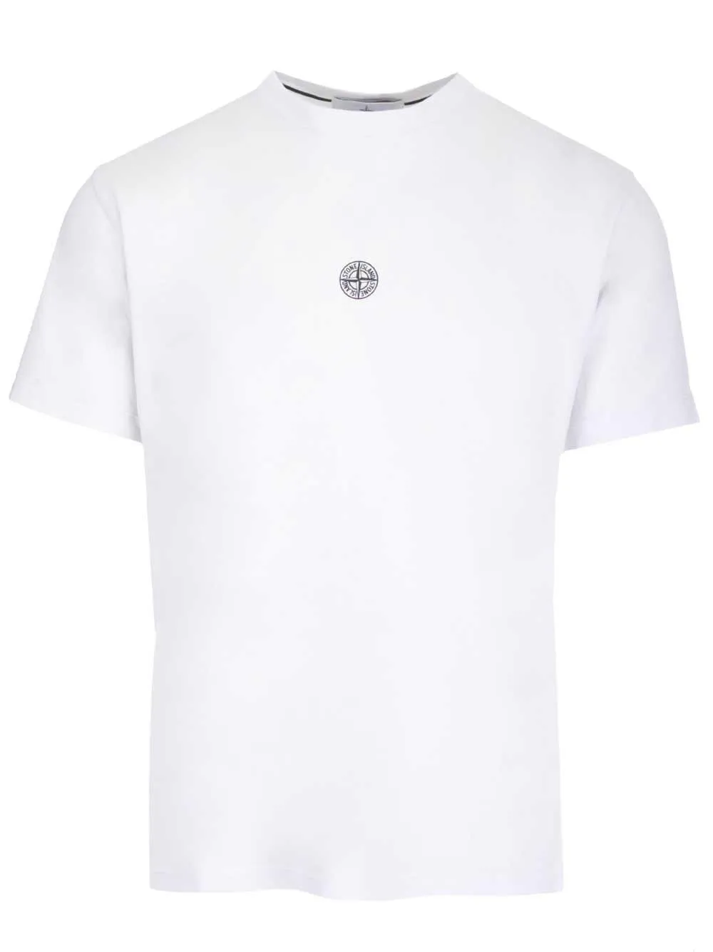 Stone Island Graphic Printed Crewneck T-Shirt