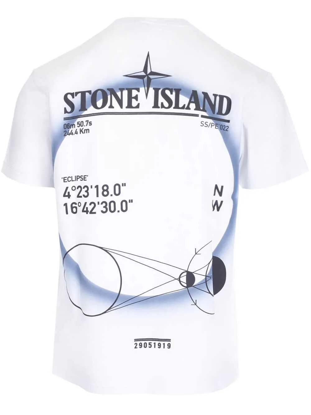 Stone Island Graphic Printed Crewneck T-Shirt