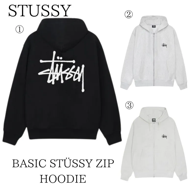 STUSSY  |Street Style Long Sleeves Cotton Logo Skater Style