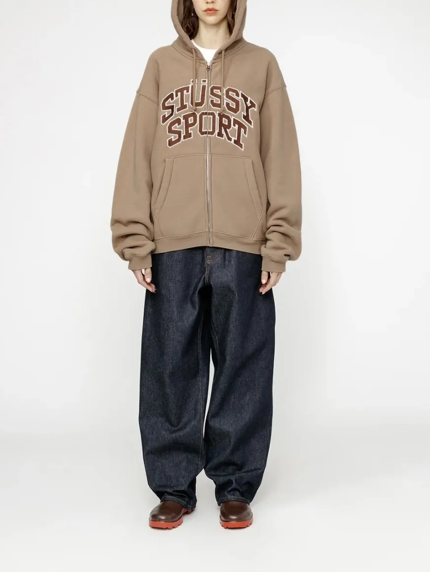 STUSSY  |Unisex Street Style Long Sleeves Cotton Oversized Logo