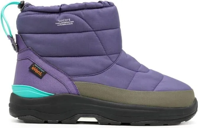 Suicoke Bower padded snow boots Purple