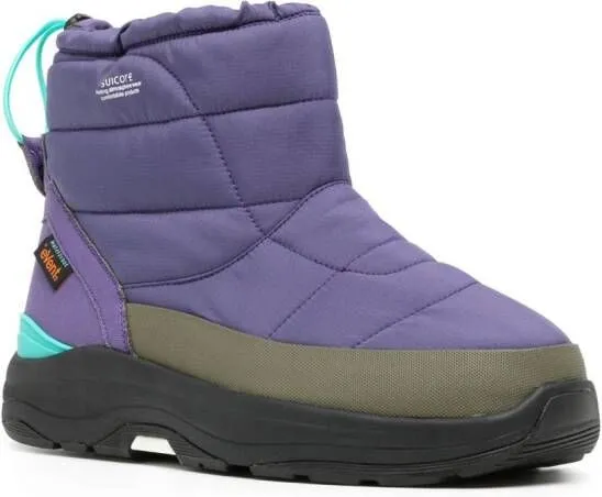 Suicoke Bower padded snow boots Purple