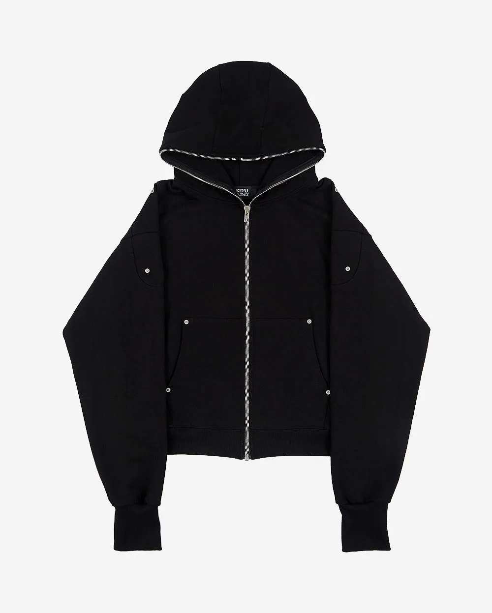 SUNDAYOFFCLUB  |●SUNDAYOFFCLUB● Full Face Zip Up Heavy Terry Moto Hoodie