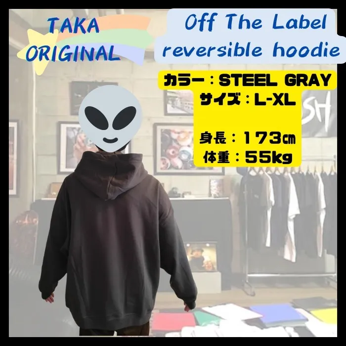 TAKA ORIGINAL  |Unisex Street Style Long Sleeves Plain Cotton Oversized Logo