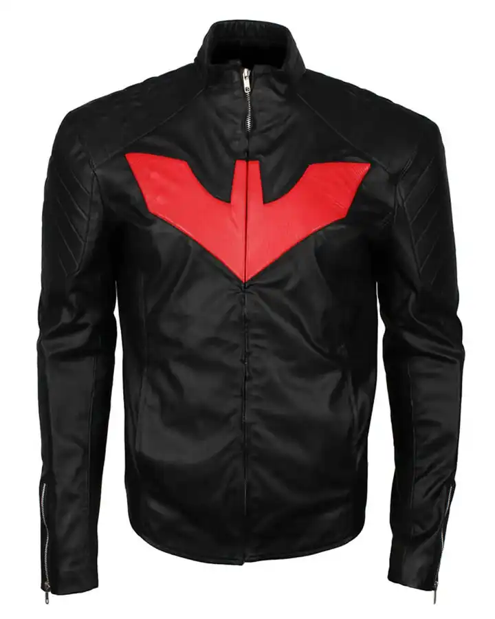 Terry McGinnis Black Leather Jacket - William Jacket