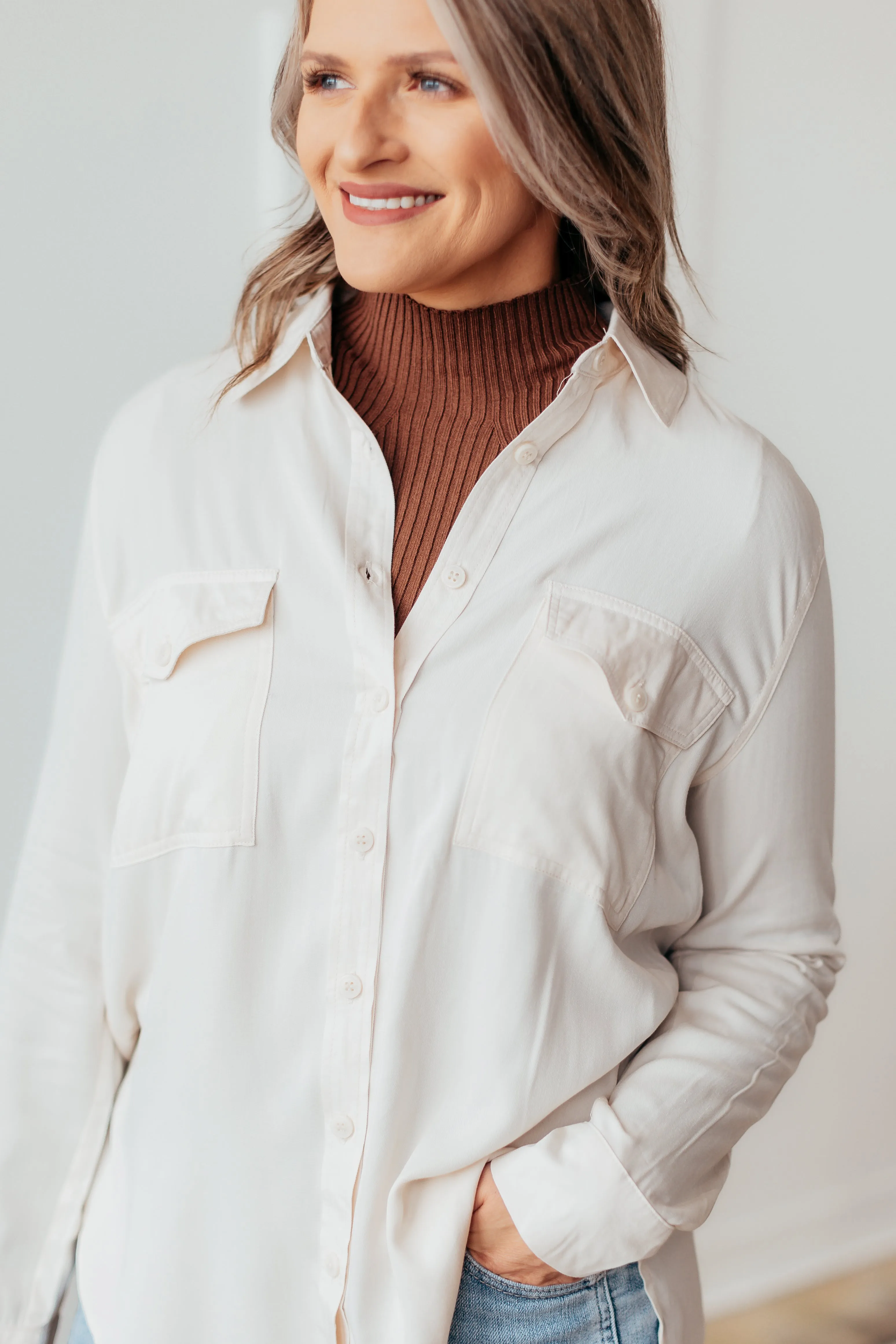 The Tatum Button Down Top