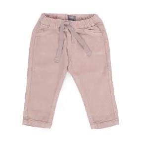 Tocotò Vintage Pink Corduroy Pants For Baby Girls