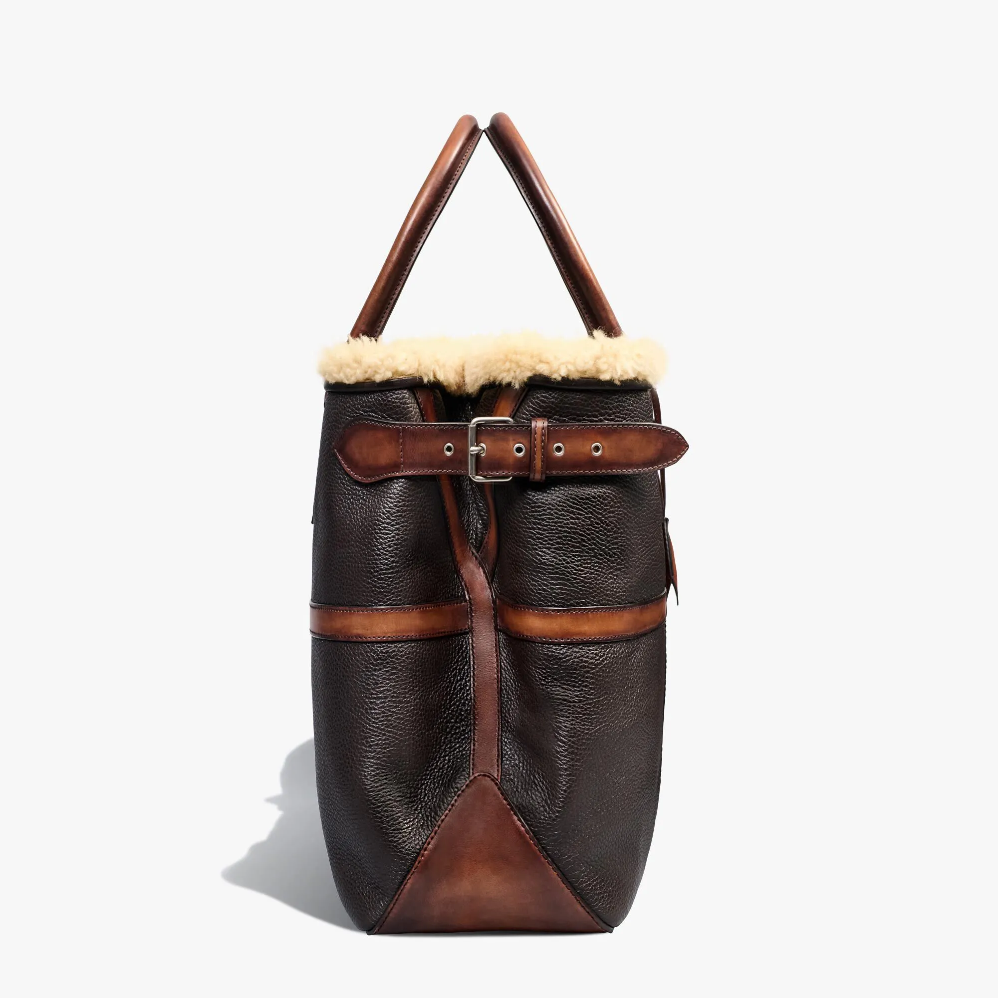 Toujours XL Deer Skin And Shearling Tote Bag