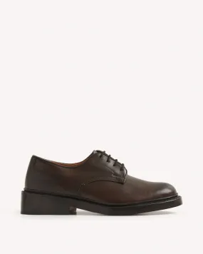 Trickers Woodstock Derby Shoes Dark Brown