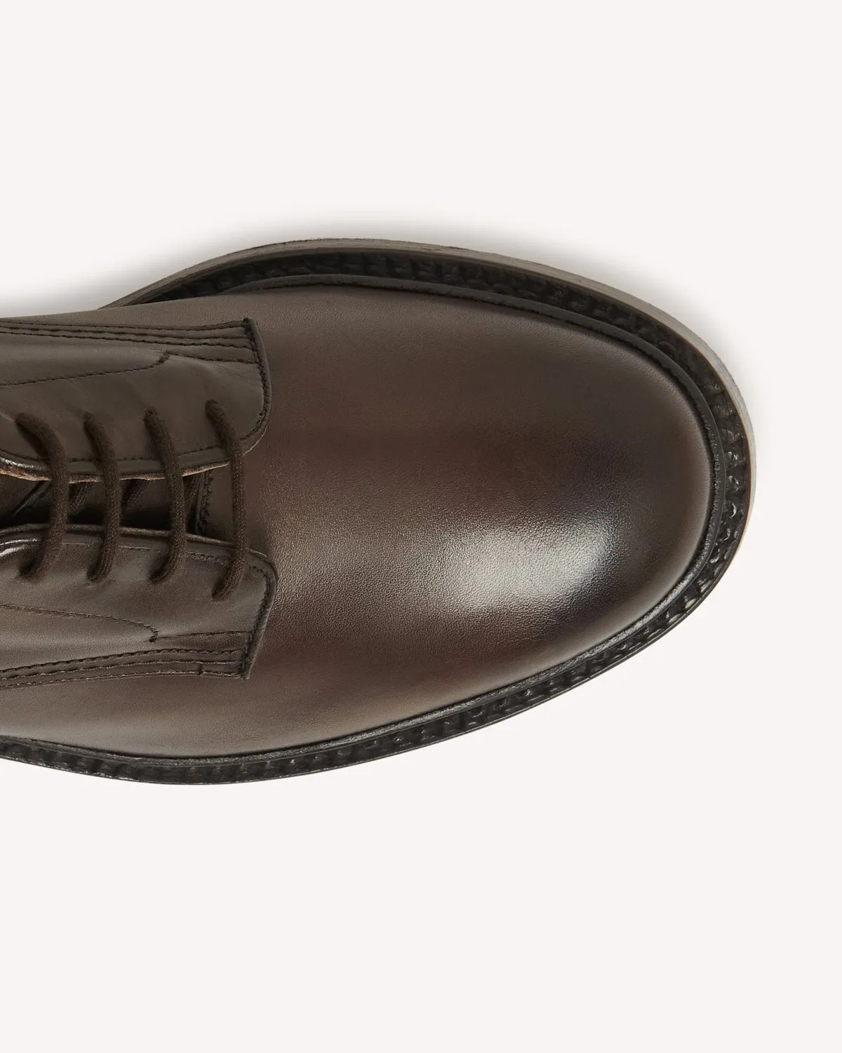 Trickers Woodstock Derby Shoes Dark Brown