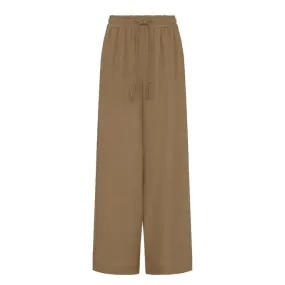 TROUSERS RIBELLE Woman Olive 