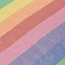 Unique Vintage Rainbow Stripe Hair Scarf