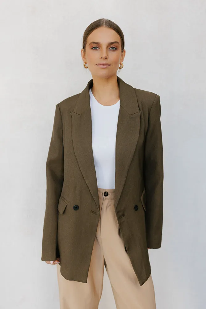 Ussie Blazer - Khaki