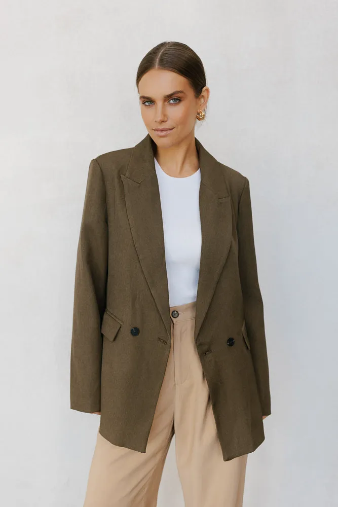 Ussie Blazer - Khaki