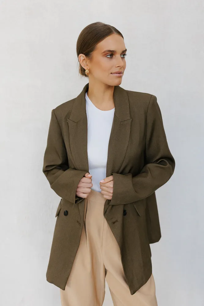 Ussie Blazer - Khaki